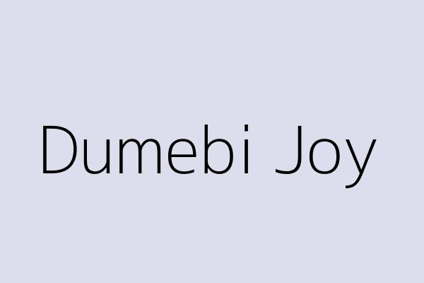 Dumebi Joy